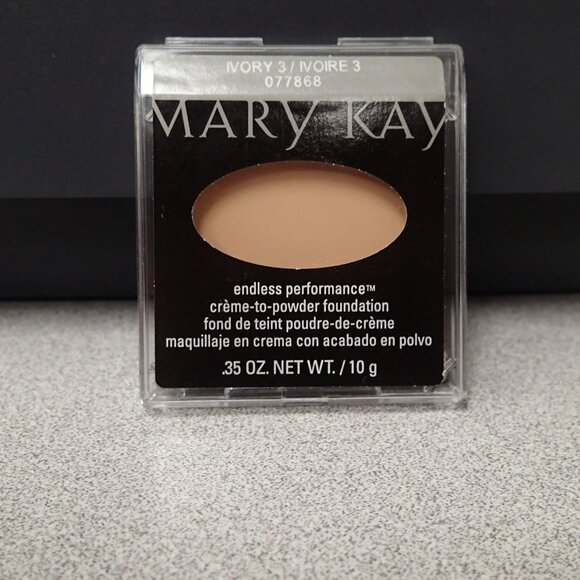 Mary Kay Endless Performance Creme to Powder Foundation Ivory 3 - Picture 1 of 3